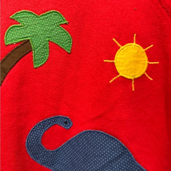 Red Dinosaur Kids Sweatshirt - Picture 3 of 8